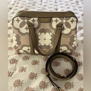 Kate Spade flower satchel purse